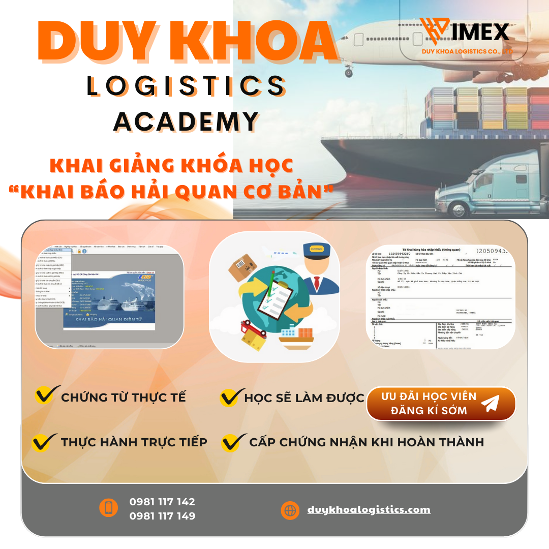 Khóa học Khai báo hải quan cơ bản | Khoá ngày 01.10.2025